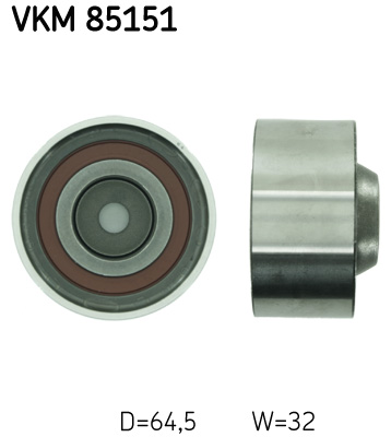 Deflection/Guide Pulley, timing belt - VKM 85151 SKF
